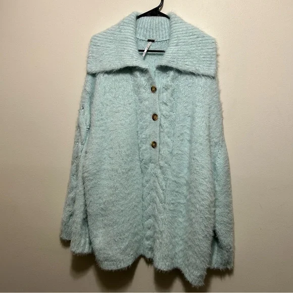 Free People Lemon Tonic Sweater Medium - Picture 3 of 6